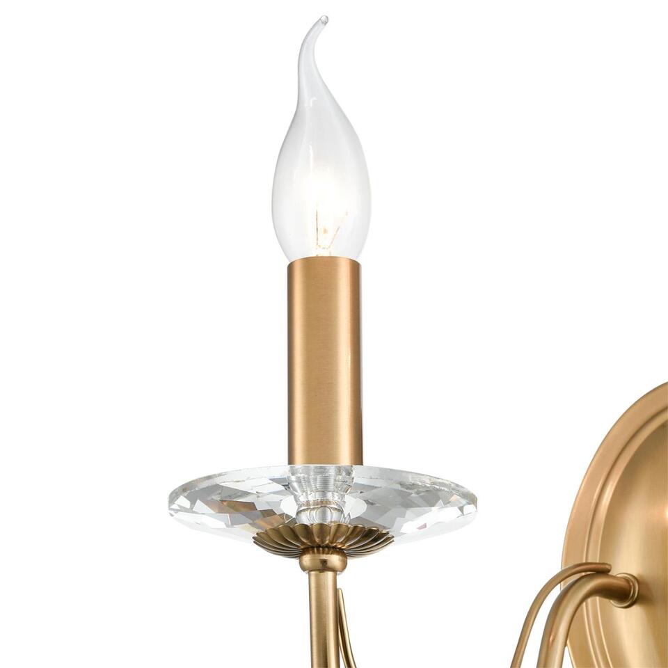 Фото №9  LUMION 8033/2W CLASSI LN26 000 металл/стекло, медь/прозрачный Бра E14 2*40W 220V INCANTO