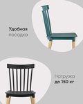 Превью фото №4  Стул Field пластик темно-бирюзовый