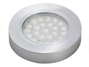 Фото Furnika Светодиодный светильник ROUND DY, накладной/врезной, теплый, алюминий