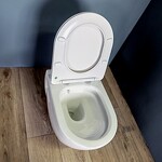 Превью фото №13  Унитаз Teymi Унитаз подвесной Vitra безободковый, сиденье Дюропласт микролифт T40804