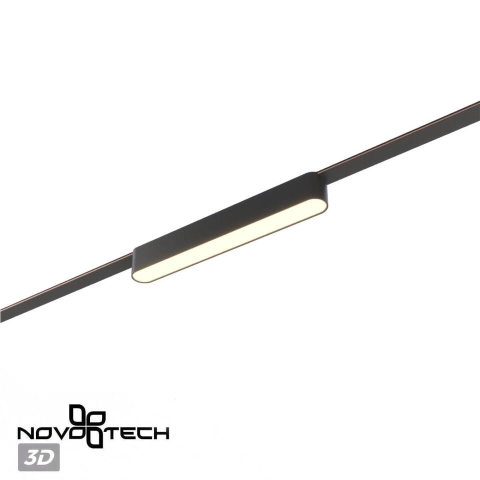 Фото №8  NOVOTECH 359462 SHINO NT24 099 черный Трековый смарт-светильник для низковольтного шинопровода с двумя режимами работы IP20 LED 12W 24V 3000-6000K EASY
