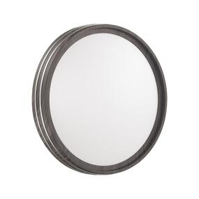 Фото SONEX 7604/CL PALE SN 124 Светильник пластик/белый/венге/хром LED 30Вт 4000К D280 IP43 TROSTO