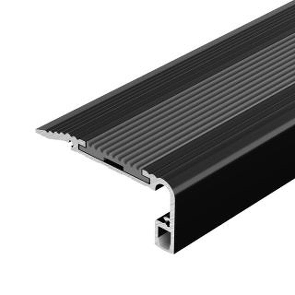 Фото №1  Arlight Профиль STAIR-W60-2000 ANOD BLACK ( Алюминий)