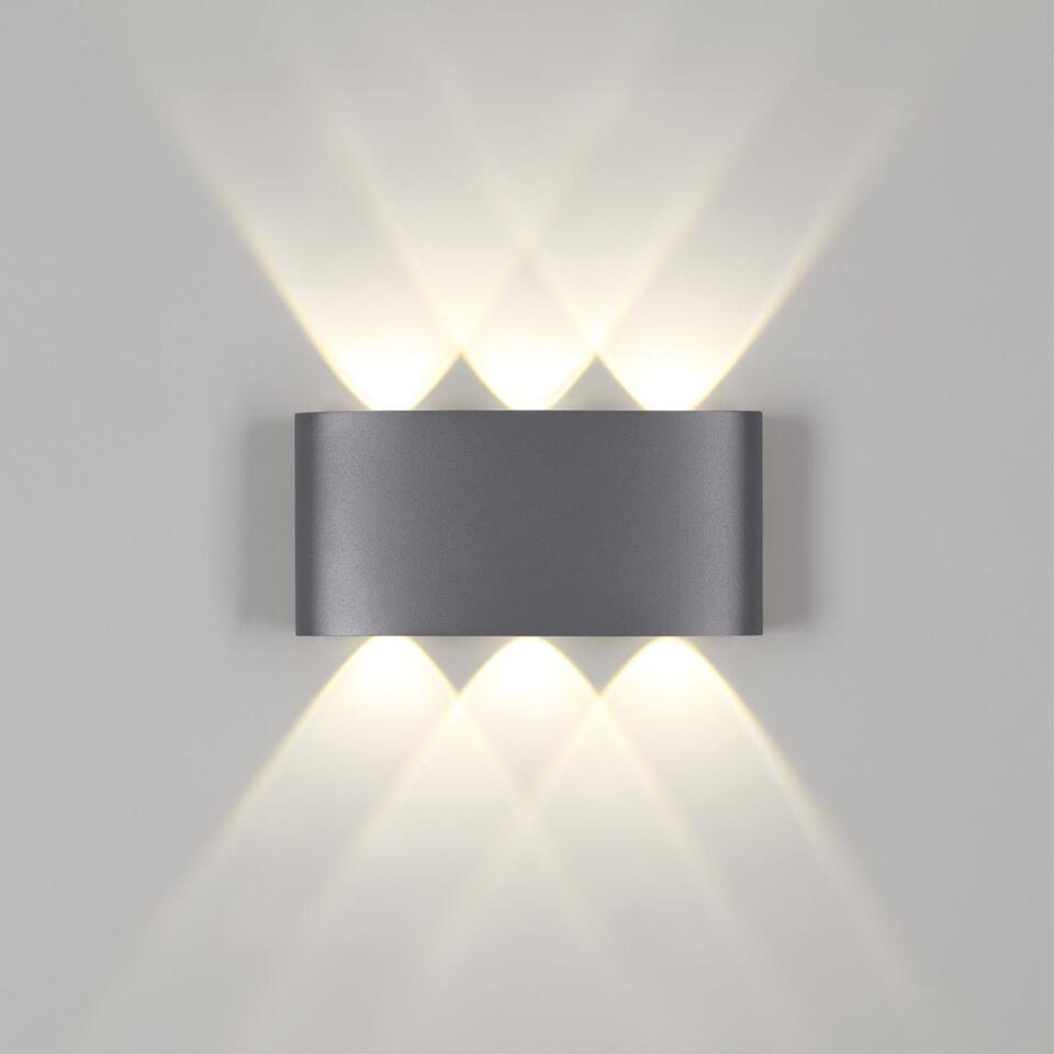 Фото №5  NOVOTECH 358460 STREET NT20 736 темно-серый  Ландшафтный настенный светильник IP54 LED 4000K 6W 85-265V CALLE