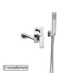 Превью фото №1  EXCELLENT Система для ванны скрытого монтажа Keria AREX.SET.2025CR (хром)