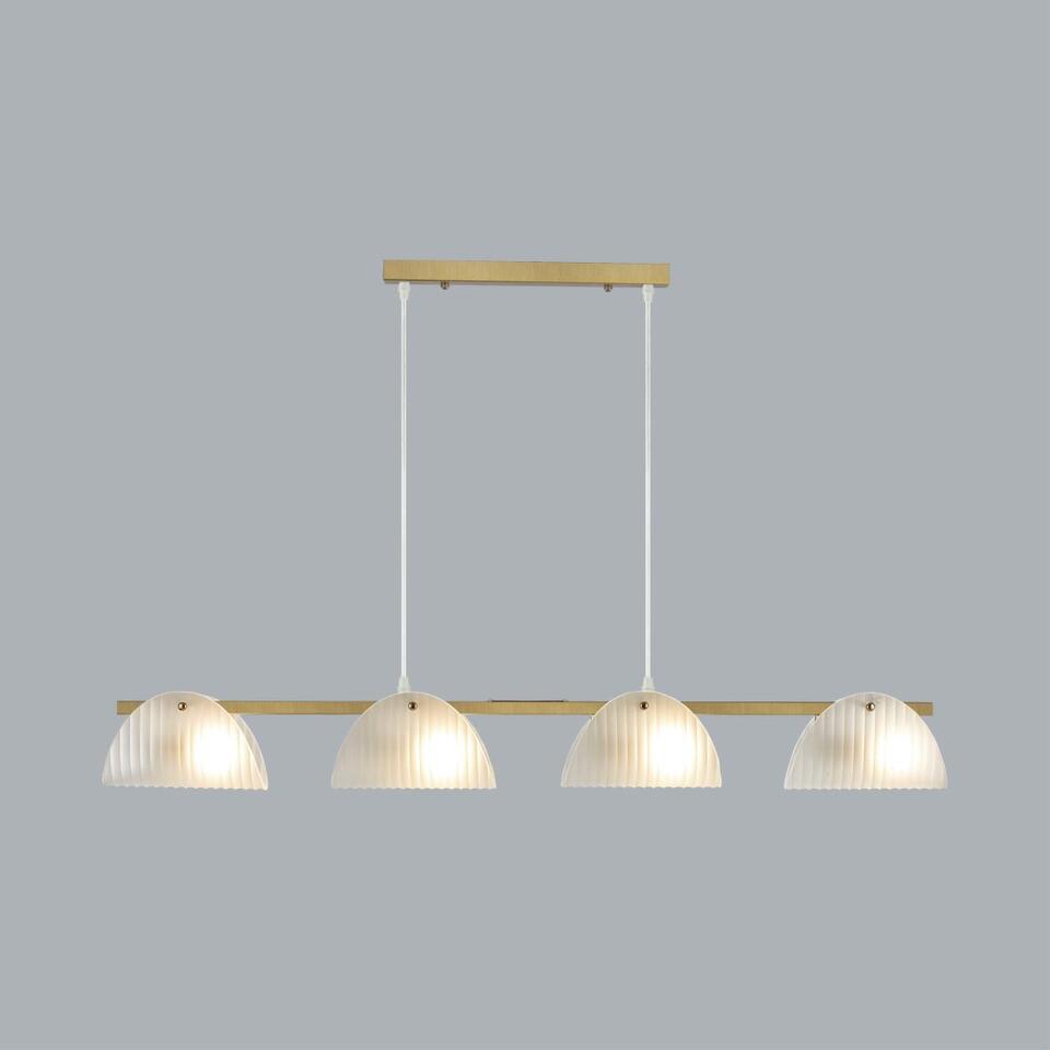Фото №6  Люстра LUMION 6571/4C NEOCLASSI LN26 193 медный/белый/металл/стекло Люстра потолочная E14 4*60W 220V FIORO