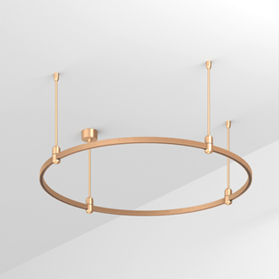 Фото №1  Arlight Основание ART-APRIORI-ROUND-ROD-400-R1000 (GD) ( IP20 Металл, 3 года)