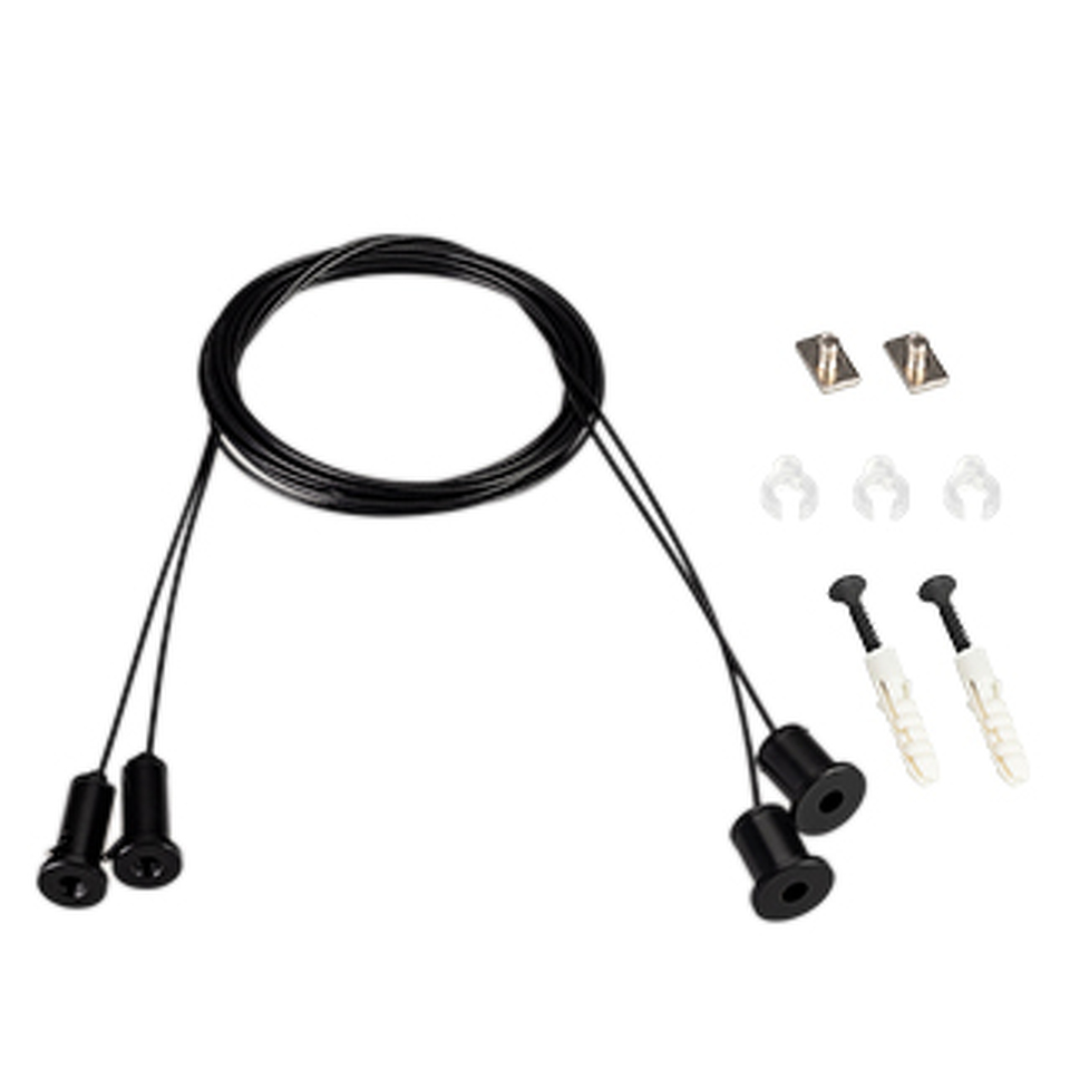 Фото №1  Arlight Подвес ARL-2x2m Set BLACK (Pad 9x2mm) ( Металл)