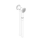 Превью фото №9  SD027AXX AQUAelite INstile душевой гарнитур из латуни Хром, 10/01Q