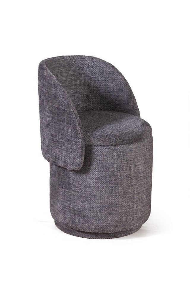 Фото №9  Top concept Пуф с кручением Бабл, микромех Rozy dark grey