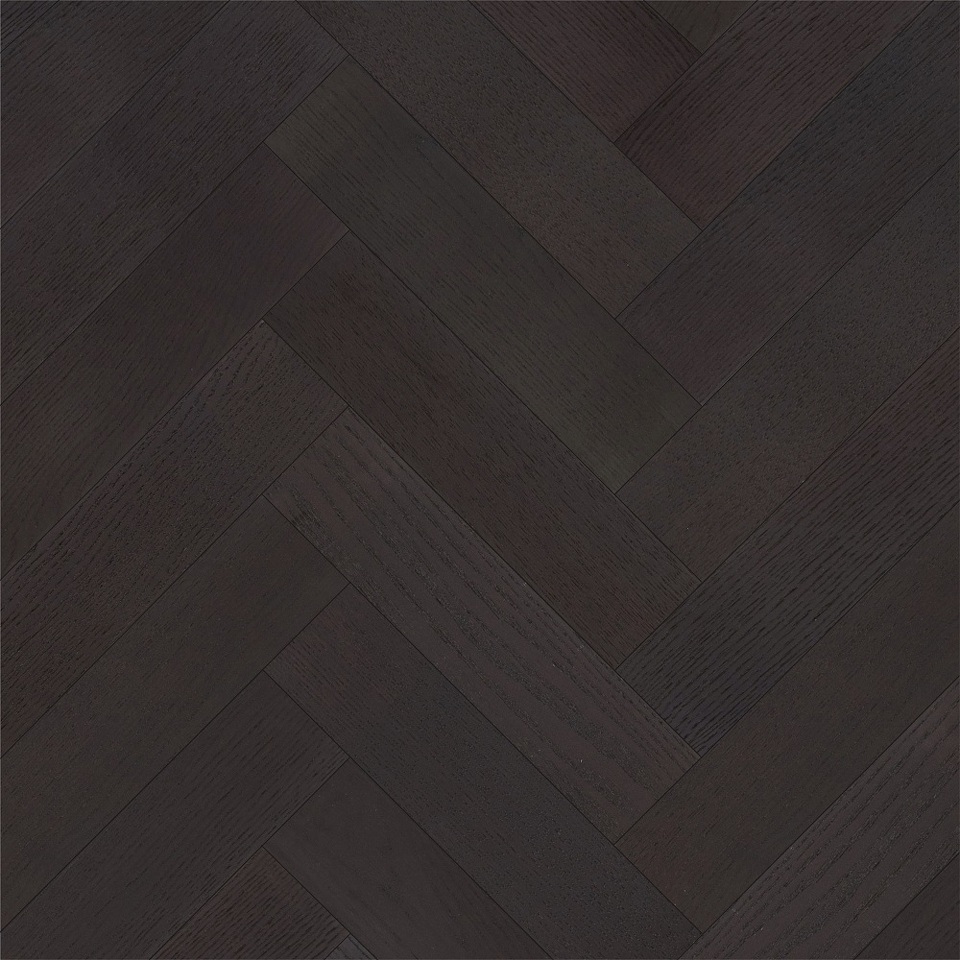 Фото №1  Кварцевый паркет Кварцевый паркет Quartz Parquet Штучный паркет Дуб Смоляной 44-1258-01 5/0,6 мм