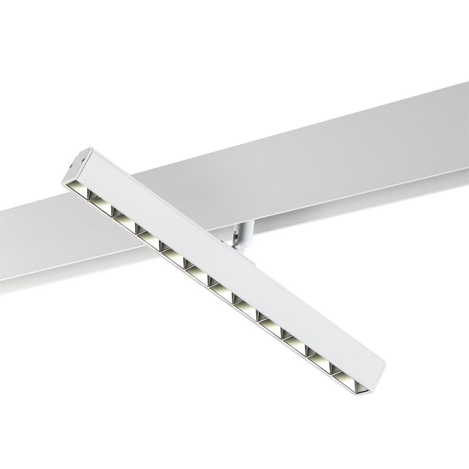 Фото №7  NOVOTECH 358609 SHINO NT21 045 белый Трековый светильник для низковольного шинопровода IP20 LED 4000K 12W 48V FLUM