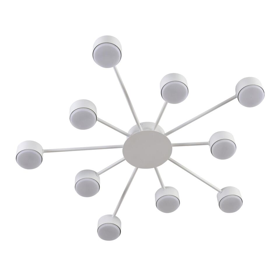 Фото №7  Люстра LUMION 8343/10C COMFI LN26 252 белый, металл Люстра GX53 LED 10*7W 220V TORINA