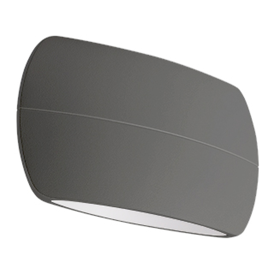 Фото №1  Arlight Светильник SP-WALL-VASE-S200x110-2x6W Day4000 (GR, 120 deg, 230V) ( IP54 Металл, 3 года)