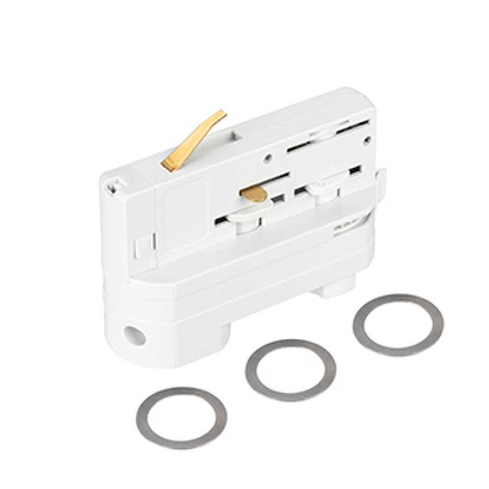 Фото №1  Arlight Адаптер LGD-4TR-ADAPTER-2-WH (D) ( IP20 Пластик, 3 года)