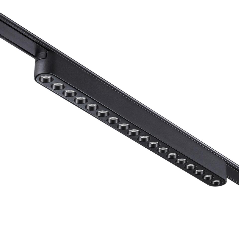 Фото №4  NOVOTECH 359078 SHINO NT23 179 черный Трековый светильник для низковольтного шинопровода IP20 LED 18W 48V 4000K 1710Лм SMAL