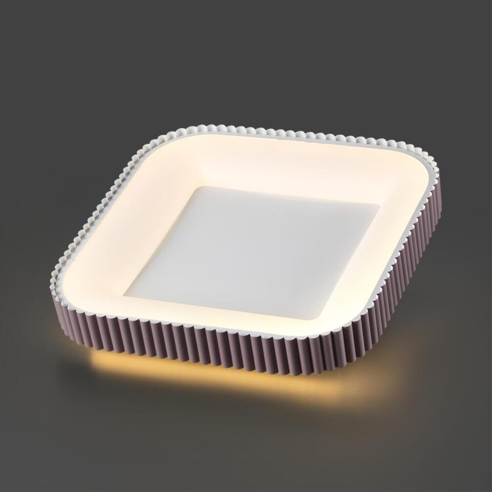 Фото №10  SONEX 7770/56L AVRA LED SN 578 Светильник металл/белый/мокко LED (56Вт+14Вт) 3000-6000K 500х500 IP43 пульт ДУ+подсветка SHARMEL