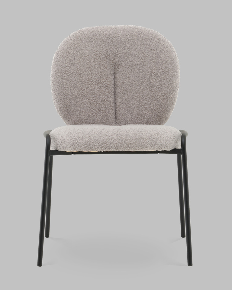 Фото №8  Стул Моллек букле светло-серый