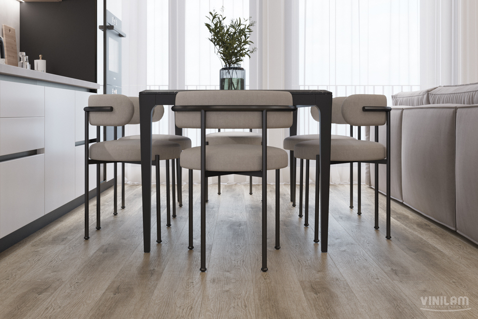 Фото №8  Ламинат Vinilam 8857 Дуб Кассель Glue