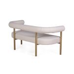 Превью фото №5  Диван Top concept Диван Бигги, букле Turin ivory / опоры золото