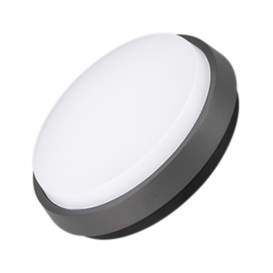 Фото №1  Arlight Светильник LGD-GIRO-R175-10W Warm3000 (GR, 110 deg, 230V) ( IP54 Металл, 3 года)