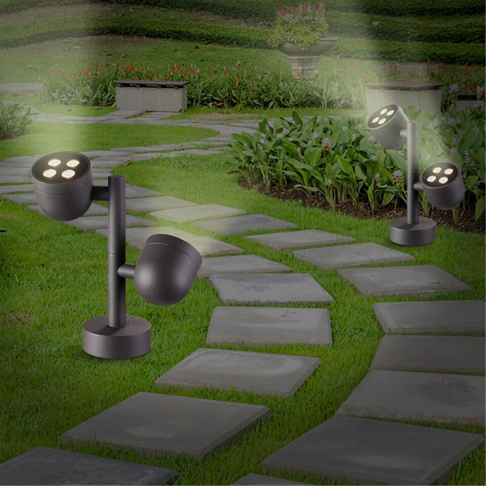 Фото №3  NOVOTECH 358117 STREET NT19 367 темно-серый  Ландшафтный светильник IP65 LED 3000К 20W 100-240V GALEATI