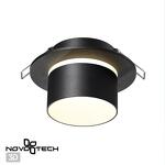 Превью фото №1  NOVOTECH 370715 SPOT NT21 510 черный Светильник встраиваемый IP20 GU10 9W 235V LIRIO