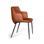 Превью фото №9  Top concept Стул с подлокотниками София, иск.кожа soft-touch, терракот