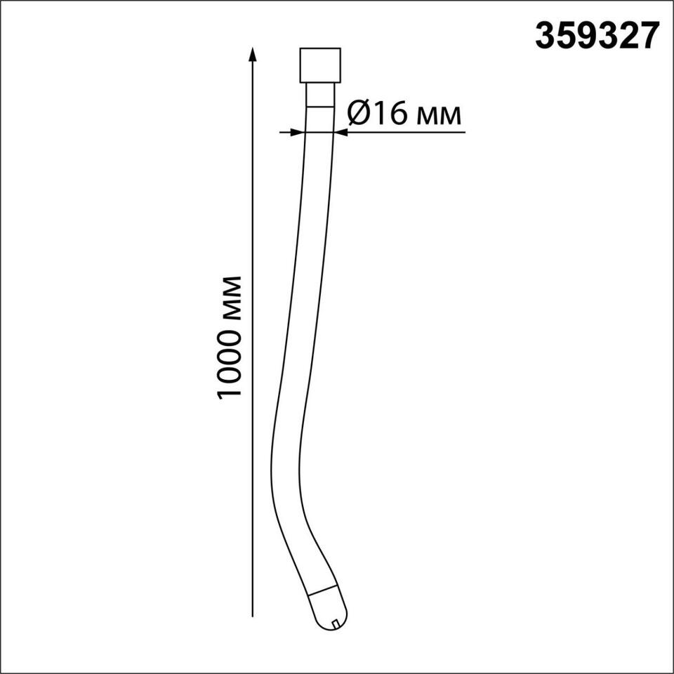 Фото №8  Подвесной светильник NOVOTECH 359327 KONST NT24 066 черный Светильник светодиодный IP20 LED 4000K 14W 170-265V 1360Лм RAMO