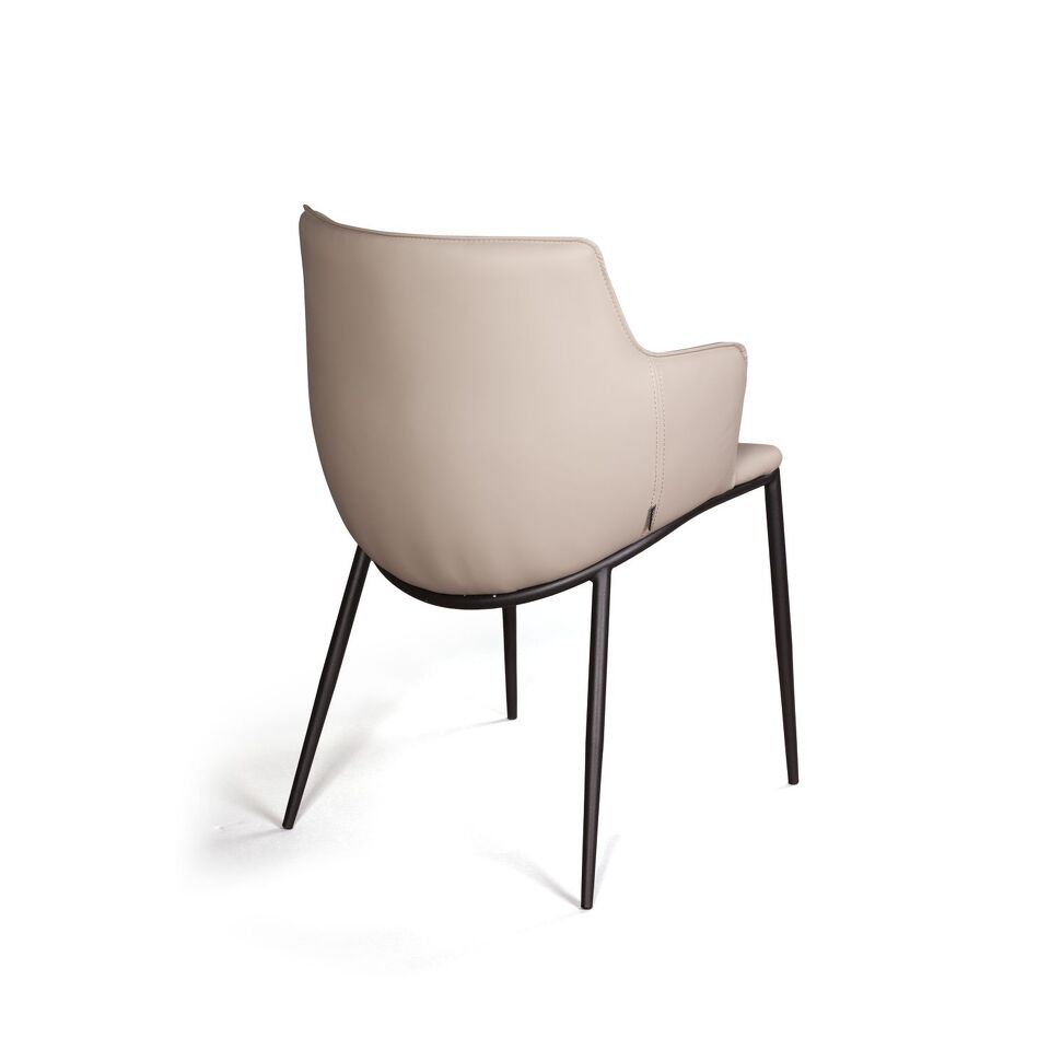 Фото №14  Top concept Стул с подлокотниками София, иск.кожа soft-touch, серый