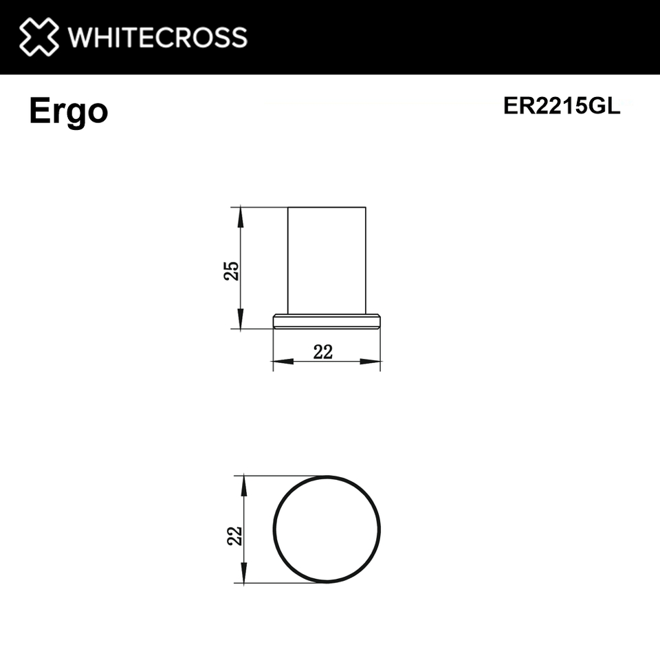 Фото №2  Крючок WHITECROSS Ergo ER2215GL (золото)