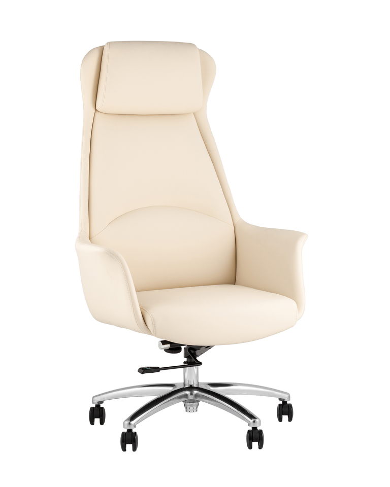 Фото №10  Кресло Кресло руководителя TopChairs Viking NEW бежевое