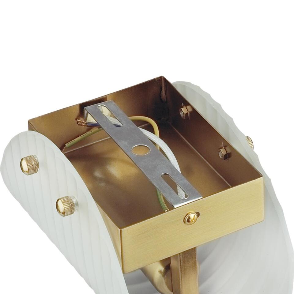 Фото №9  LUMION 6571/1W NEOCLASSI LN26 193 медный/белый/металл/стекло Бра E14 1*60W 220V FIORO