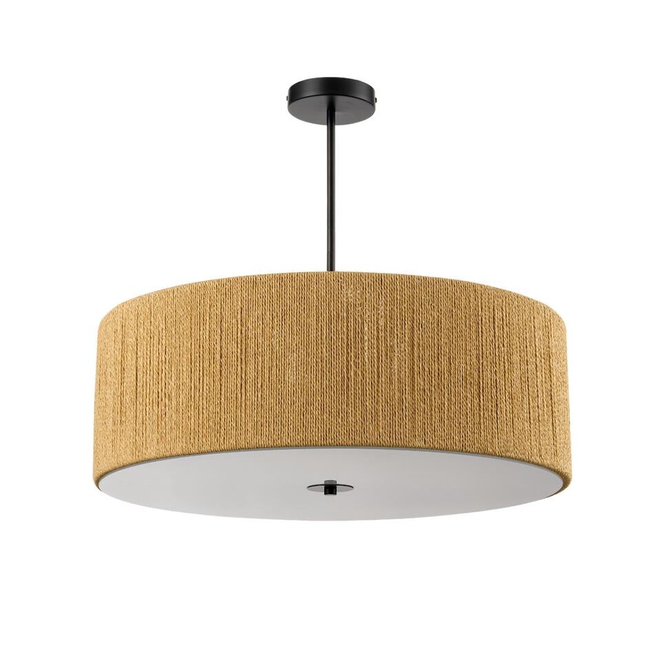 Фото №9  Люстра LUMION 8286/7 ECO LN26 321 черный/коричневый, металл/веревка/стекло Люстра потолочная Е14 7*40W 220V SILVANA