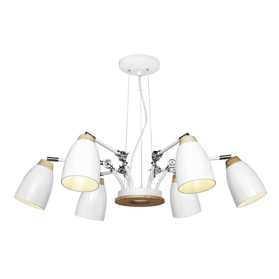 Фото №4  Люстра LOFT4402/6WH Подвесная люстра LOFT IT Watchman