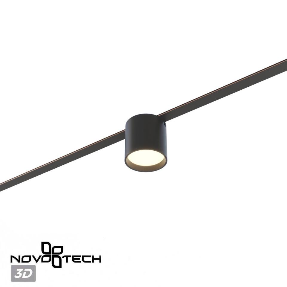 Фото №8  NOVOTECH 359473 SHINO NT24 104 черный Трековый смарт-светильник для низковольтного шинопровода с двумя режимами работы IP20 LED 6W 24V 3000-6000K EASY