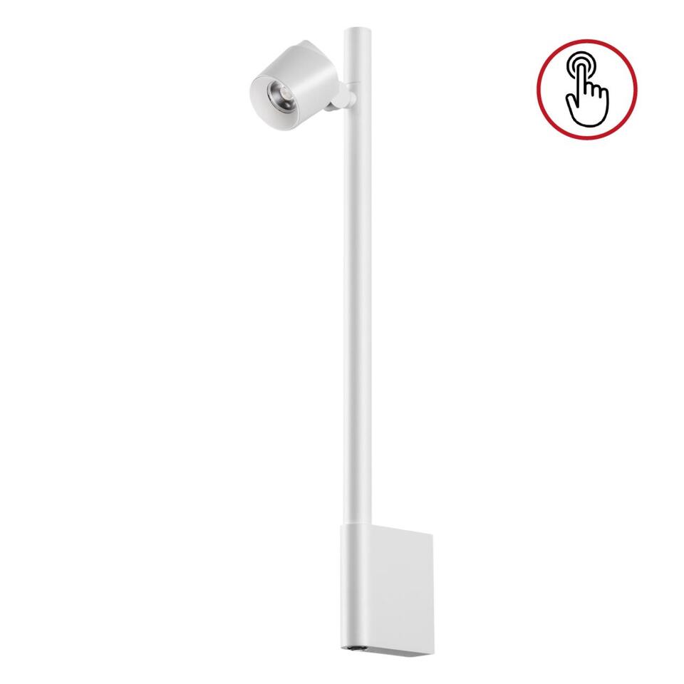 Фото №10  NOVOTECH 359312 OVER NT24 290 белый Светильник настенный диммируемый (выключатель) IP20 LED 7W+7W 4000K 220-240V FERMO