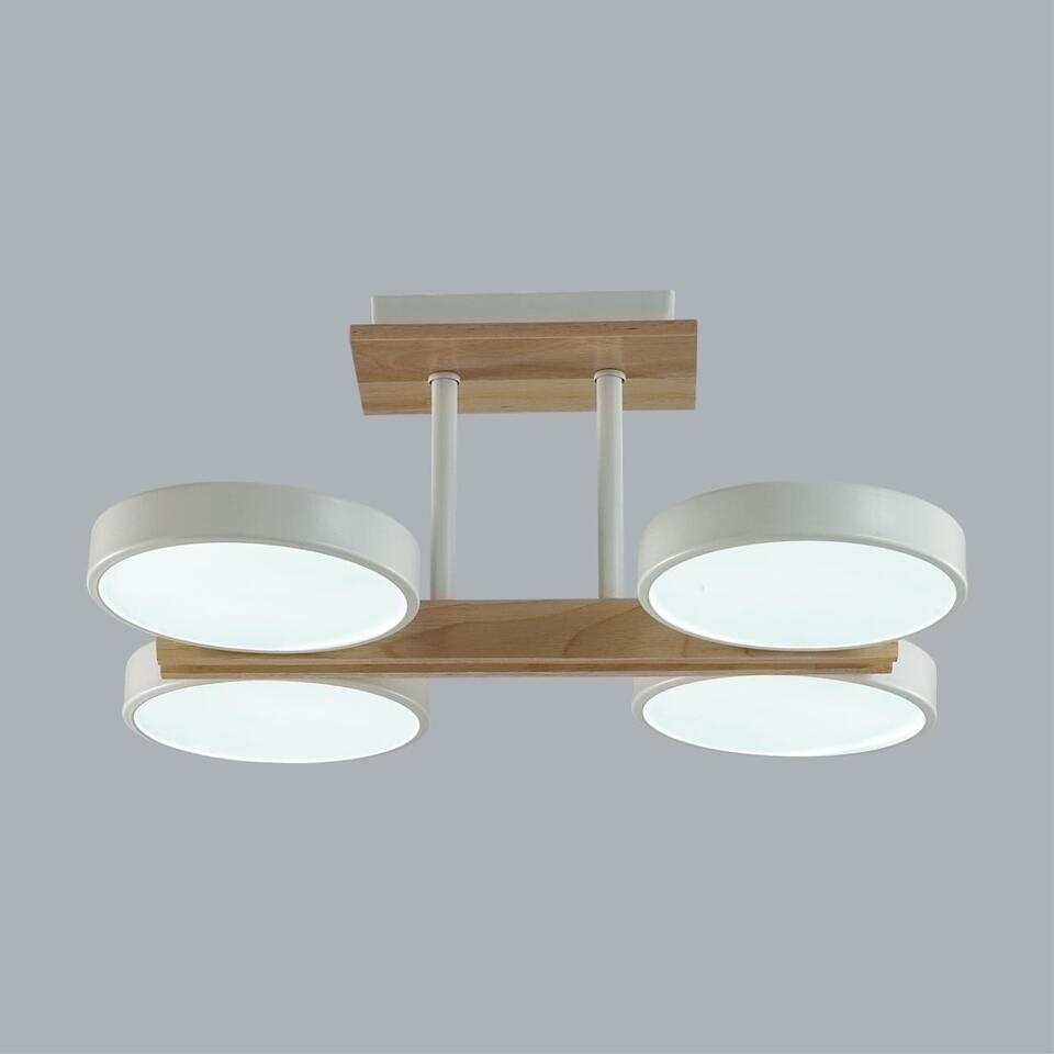 Фото №9  LUMION 8030/72CL LEDIO LN26 345 белый, дерево/металл/акрил Потолочный светильник LED 72W 3000/4000/6000К 220V PLATO