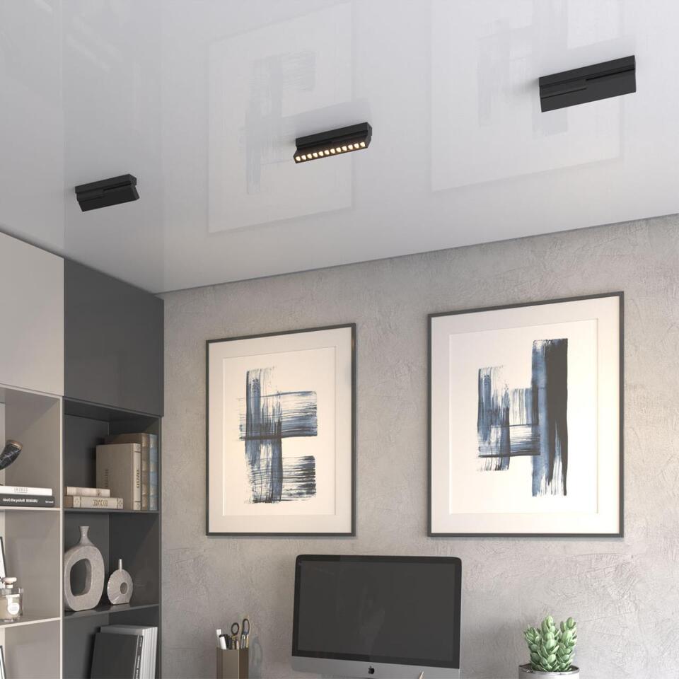 Фото №6  NOVOTECH 359760 OVER NT25 396 черный Светильник накладной с перекл. цв. температуры IP20 LED 12W 180-265V 2700К/3200К/4000К EOS
