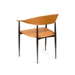 Превью фото №5  Top concept Стул с подлокотниками Ротти, кожа коричневый