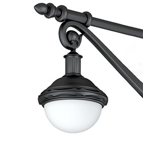Фото Arlight Светильник OXOR-AMPIL-BUE - 395x400-50W Day4000 (BK, 120 deg, 230V) IP65 ( -)