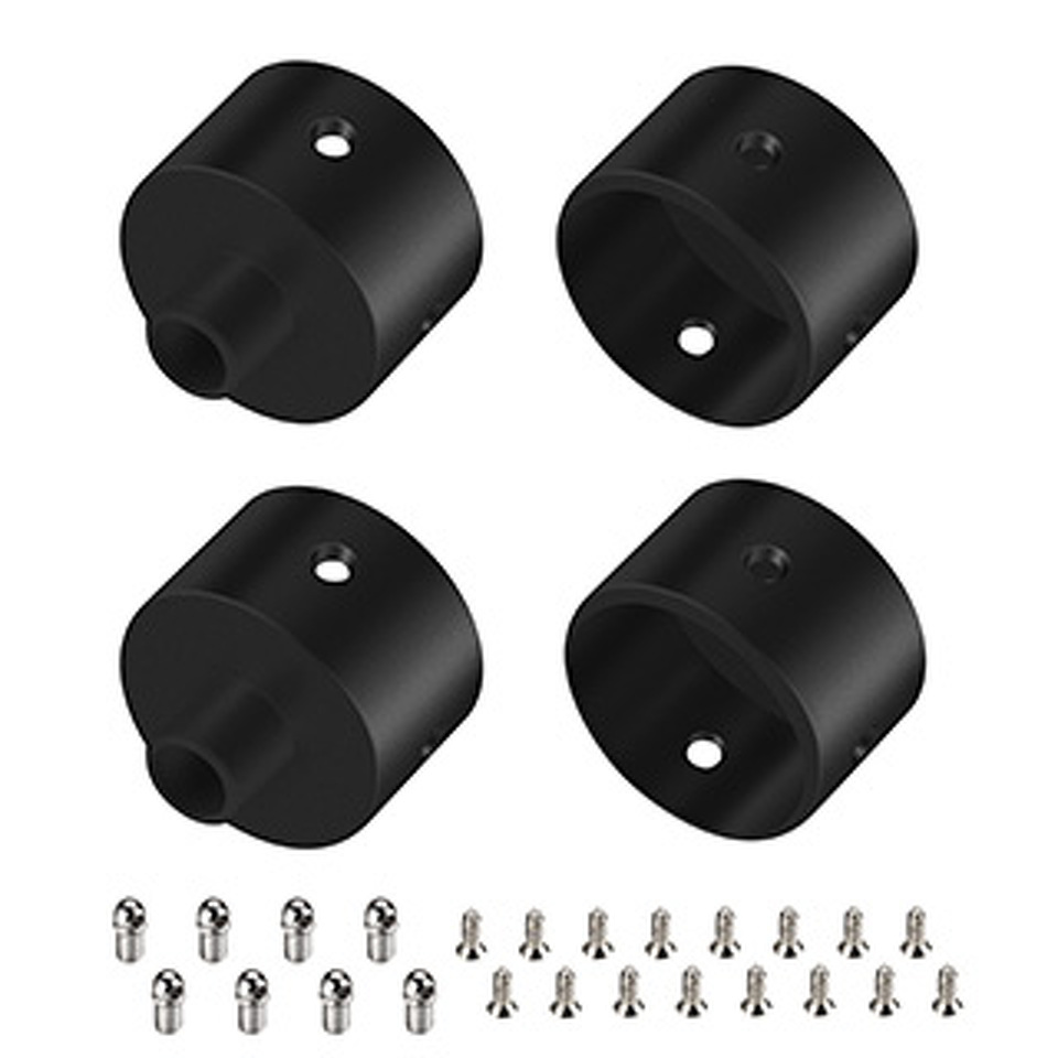 Фото №1  Arlight Заглушка WPH-FLEX-D22-360deg BLACK ALU с отверстием ( Металл)