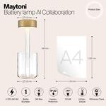 Превью фото №12  Настольная лампа Аккумуляторный светильник Maytoni MOD229TL-L3G3K1