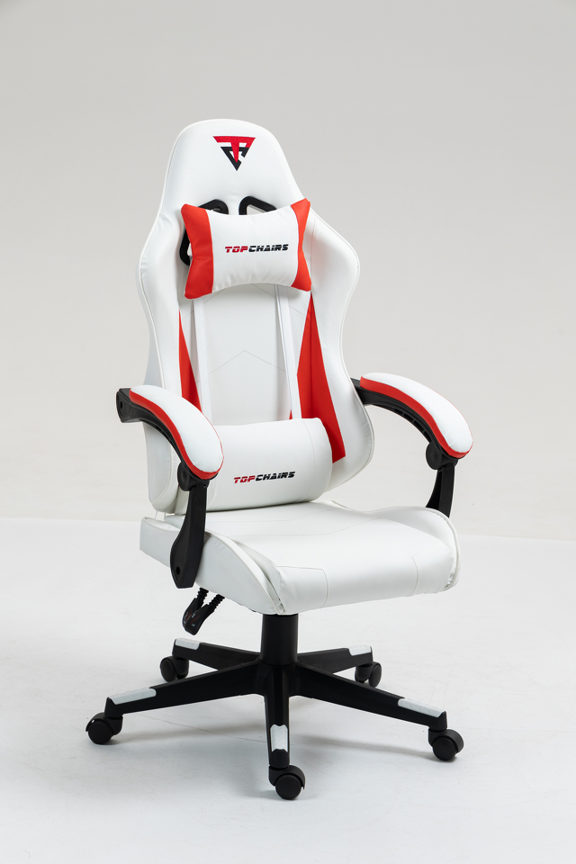 Фото №10  Кресло Кресло спортивное TopChairs Phantom бело-красный