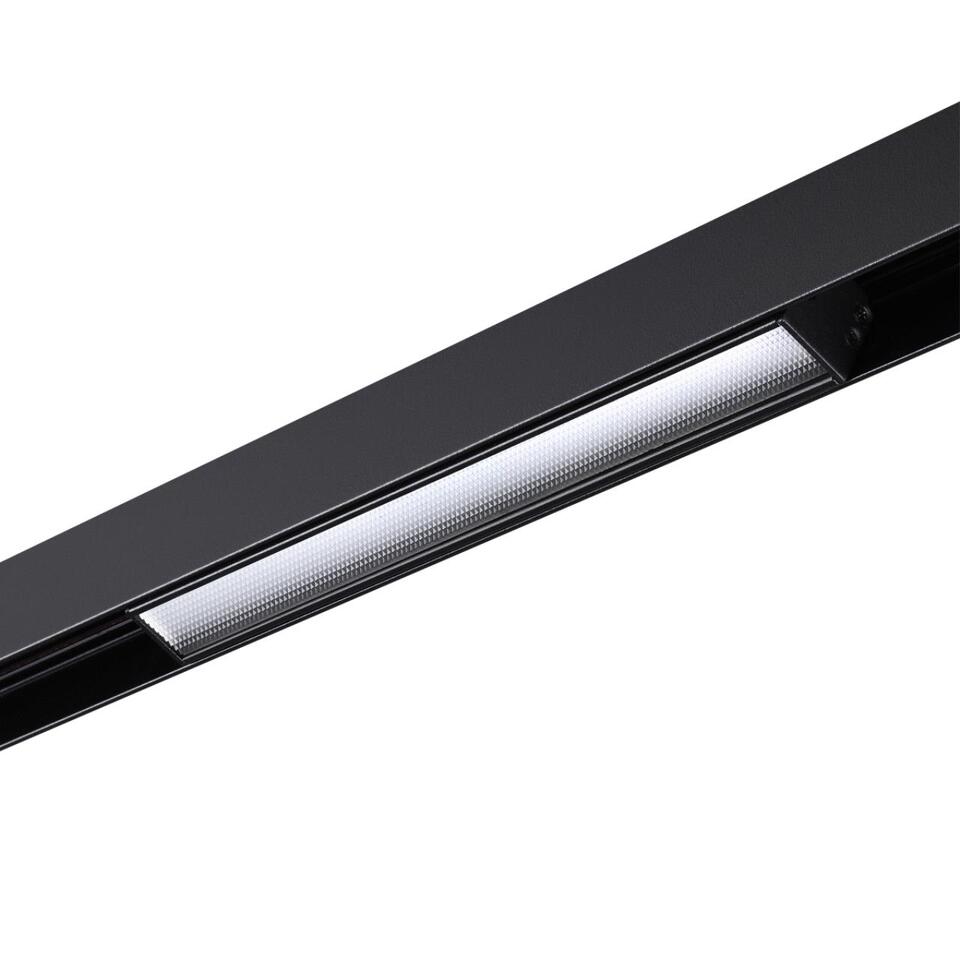 Фото №8  NOVOTECH 358414 SHINO NT20 152 черн Трековый светильник для низков. шинопровода IP20 LED 4000K 12W 48V FLUM