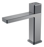 Превью фото №1  Boheme Смеситель автоматический для раковины QUAD Shine Gun Metal