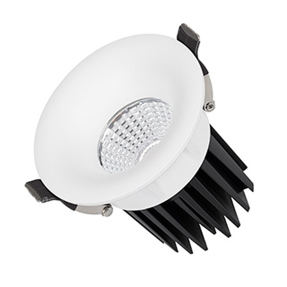 Фото №1  Arlight Светильник MS-FOGGY-BUILT-R86-10W Warm3000 (WH, 60 deg, 230V) ( IP54 Металл, 5 лет)