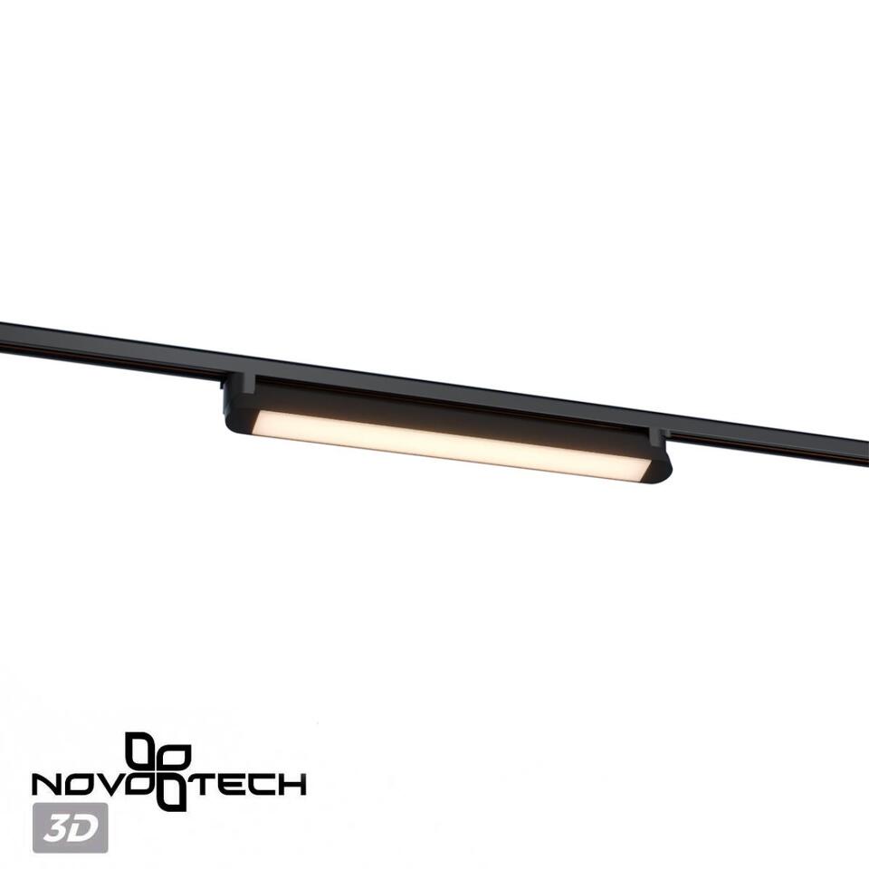 Фото №8  NOVOTECH 359796 PORT NT25 264 черный Светильник однофазный трехжильный трековый с переключ. цв. температуры IP20 LED 24W 180-265V 2700К/3200К/4000К ITER