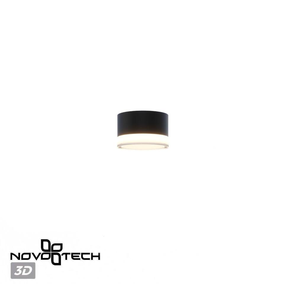 Фото №5  NOVOTECH 359715 STREET NT25 714 черный Светильник ландшафтный с переключ. цветовой температуры IP65 LED 12W 100-240V 2700К\3200К\4000К ESTIMA