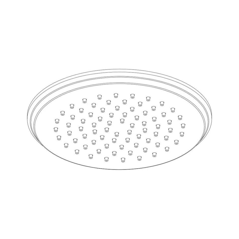 Фото №7  SF154AXX AQUAelite INstile верхний душ, 220 мм Золото шлифованное, 27Q